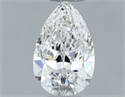 Diamante Natural 0.34 quilates, De pera , Color H, claridad VVS2 y certificado GIA