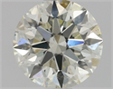 Natural Diamond 0.80 Carats, Round with Excellent Cut, M Color, SI2 Clarity and Certified by GIA