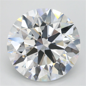 Picture of Lab Grown Diamond 5.07 Carats, Round with Ideal Cut, D Color, FL Clarity and Certified by IGI