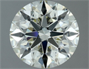 Natural Diamond 1.31 Carats, Round with Excellent Cut, N Color, VS2 Clarity and Certified by GIA