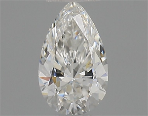 Foto Diamante Natural 0.30 quilates, De pera , Color F, claridad VS1 y certificado GIA de