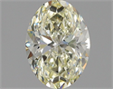 Natural Diamond 1.20 Carats, Oval with  Cut, N Color, VVS2 Clarity and Certified by GIA