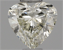 Natural Diamond 0.30 Carats, Heart with  Cut, I Color, SI2 Clarity and Certified by IGI