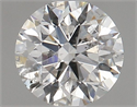 Natural Diamond 0.70 Carats, Round with Excellent Cut, F Color, I1 Clarity and Certified by GIA