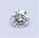 Diamante Natural 0.48 quilates, Redondo , Color D, claridad VS2 y certificado GIA