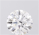 Del inventario de diamantes de laboratorio, 1.02 quilates, Redondo , Color E, claridad VVS2 y certificado IGI