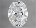Natural Diamond 0.70 Carats, Oval with  Cut, E Color, SI1 Clarity and Certified by GIA