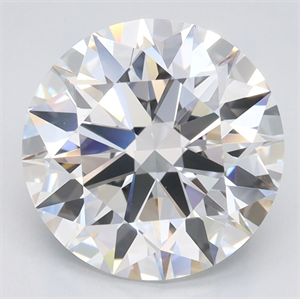 Picture of Lab Grown Diamond 3.62 Carats, Round with Excellent Cut, D Color, VVS1 Clarity and Certified by GIA