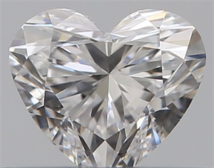 Picture of Natural Diamond 0.33 Carats, Heart with  Cut, D Color, VS2 Clarity and Certified by GIA