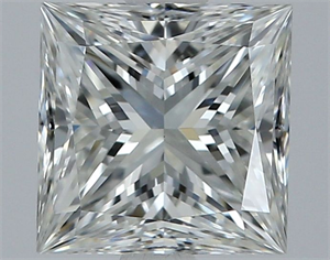 Picture of Natural Diamond 1.00 Carats, Princess with  Cut, H Color, VS1 Clarity and Certified by GIA