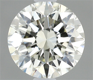 Picture of Natural Diamond 0.50 Carats, Round with Excellent Cut, J Color, IF Clarity and Certified by IGI