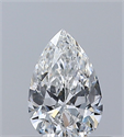 Natural Diamond 0.35 Carats, Pear with  Cut, F Color, VS1 Clarity and Certified by GIA