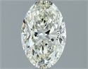 Natural Diamond 1.31 Carats, Oval with  Cut, J Color, VS2 Clarity and Certified by IGI
