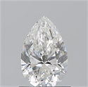 Natural Diamond 0.92 Carats, Pear with  Cut, H Color, SI2 Clarity and Certified by GIA