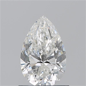 Picture of Natural Diamond 0.92 Carats, Pear with  Cut, H Color, SI2 Clarity and Certified by GIA