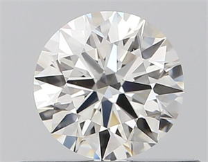 Picture of Natural Diamond 0.43 Carats, Round with Excellent Cut, H Color, VVS1 Clarity and Certified by GIA