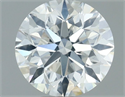Natural Diamond 0.90 Carats, Round with Very Good Cut, I Color, I1 Clarity and Certified by GIA