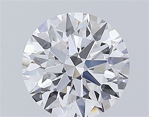 Picture of Lab Grown Diamond 1.06 Carats, Round with Ideal Cut, D Color, IF Clarity and Certified by IGI