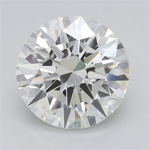 Picture of Natural Diamond 3.01 Carats, Round with Excellent Cut, I Color, SI1 Clarity and Certified by GIA