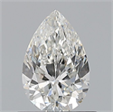 Natural Diamond 0.70 Carats, Pear with  Cut, H Color, VS1 Clarity and Certified by GIA