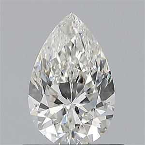 Picture of Natural Diamond 0.70 Carats, Pear with  Cut, H Color, VS1 Clarity and Certified by GIA