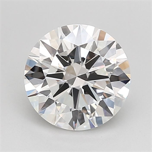 Picture of Lab Grown Diamond 2.02 Carats, Round with Excellent Cut, D Color, VS1 Clarity and Certified by IGI