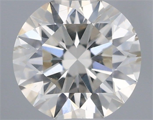 Picture of Natural Diamond 0.49 Carats, Round with Excellent Cut, I Color, SI2 Clarity and Certified by IGI
