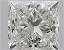 Natural Diamond 0.51 Carats, Princess with  Cut, I Color, VS1 Clarity and Certified by GIA