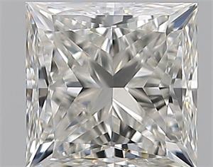 Foto Diamante Natural 0.51 quilates, Princesa , Color I, claridad VS1 y certificado GIA de
