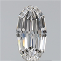 Natural Diamond 0.70 Carats, Oval with  Cut, H Color, VVS1 Clarity and Certified by GIA