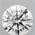 Lab Grown Diamond 1.08 Carats, Round with Ideal Cut, F Color, VS1 Clarity and Certified by IGI