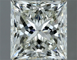 Foto Diamante Natural 2.02 quilates, Princesa , Color J, claridad VVS2 y certificado IGI de