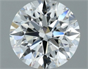 Natural Diamond 1.02 Carats, Round with Excellent Cut, G Color, SI1 Clarity and Certified by GIA
