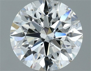 Picture of Natural Diamond 1.02 Carats, Round with Excellent Cut, G Color, SI1 Clarity and Certified by GIA