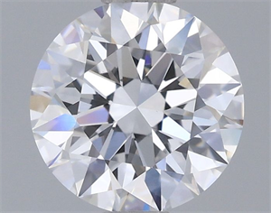Picture of Lab Grown Diamond 0.91 Carats, Round with Excellent Cut, D Color, VVS2 Clarity and Certified by IGI