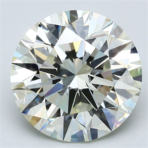 Picture of Natural Diamond 5.81 Carats, Round with Excellent Cut, M Color, IF Clarity and Certified by GIA