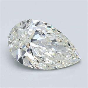 Picture of Natural Diamond 1.70 Carats, Pear with  Cut, J Color, VS1 Clarity and Certified by GIA