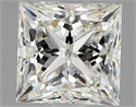 Natural Diamond 1.01 Carats, Princess with  Cut, J Color, VVS2 Clarity and Certified by GIA