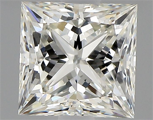 Picture of Natural Diamond 1.01 Carats, Princess with  Cut, J Color, VVS2 Clarity and Certified by GIA