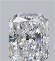 Diamante Natural 0.35 quilates, Radiante , Color F, claridad VVS2 y certificado GIA