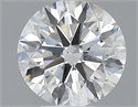 Natural Diamond 0.50 Carats, Round with Excellent Cut, F Color, SI1 Clarity and Certified by GIA