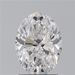 Picture of Natural Diamond 1.90 Carats, Oval with  Cut, E Color, VS1 Clarity and Certified by GIA