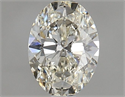 Natural Diamond 1.01 Carats, Oval with  Cut, K Color, VS2 Clarity and Certified by GIA