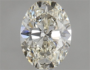 Picture of Natural Diamond 1.01 Carats, Oval with  Cut, K Color, VS2 Clarity and Certified by GIA