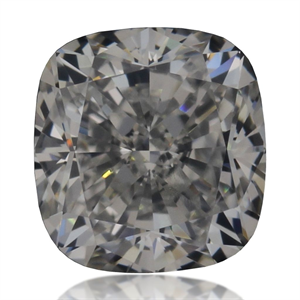 Foto Diamante Natural 0.52 quilates, Del cojín , Color F, claridad VS2 y certificado GIA de