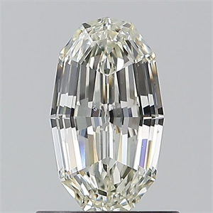 Picture of Natural Diamond 0.91 Carats, Oval with  Cut, J Color, VS2 Clarity and Certified by GIA