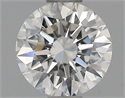 Diamante Natural 0.57 quilates, Redondo , Color J, claridad IF y certificado GIA