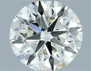 Picture of Natural Diamond 0.76 Carats, Round with Excellent Cut, J Color, VVS1 Clarity and Certified by IGI