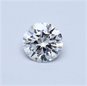 Diamante Natural 0.43 quilates, Redondo , Color G, claridad SI2 y certificado GIA