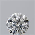 Natural Diamond 0.74 Carats, Round with Excellent Cut, H Color, VS2 Clarity and Certified by GIA